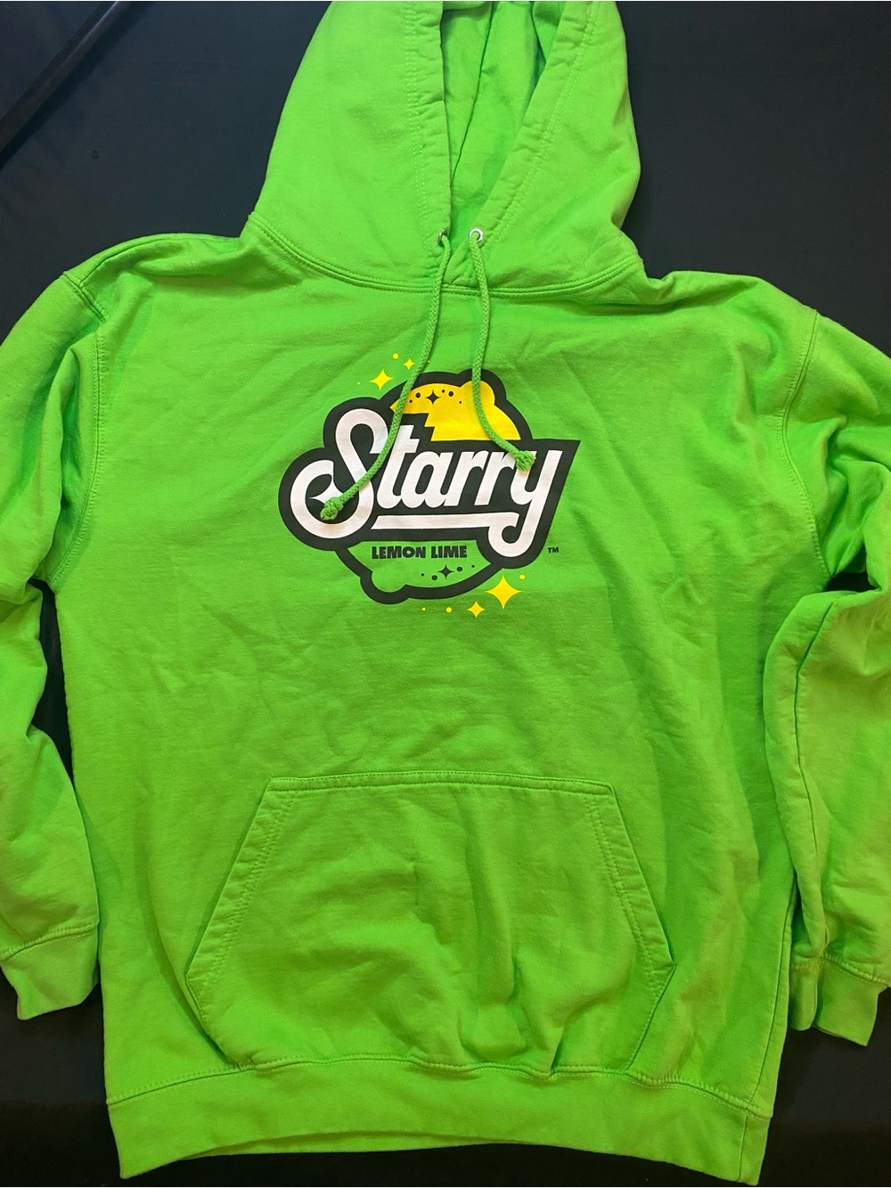 Starry Lemon Lime Green Logo Hoodie